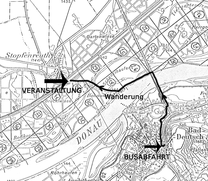 Karte fuer Wanderung gross